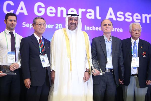 سی و سومین مجمع شورای المپیک آسیا برگزار شد؛ دکتر پورکاظمی جایزه ویژه هیروشیما را از شیخ فهد را دریافت کرد