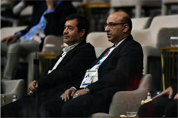 بازی های کشورهای اسلامی ریاض؛ وزیر ورزش و دبیر کل کمیته ملی المپیک نظاره گر دیدار والیبال ایران و ترکیه