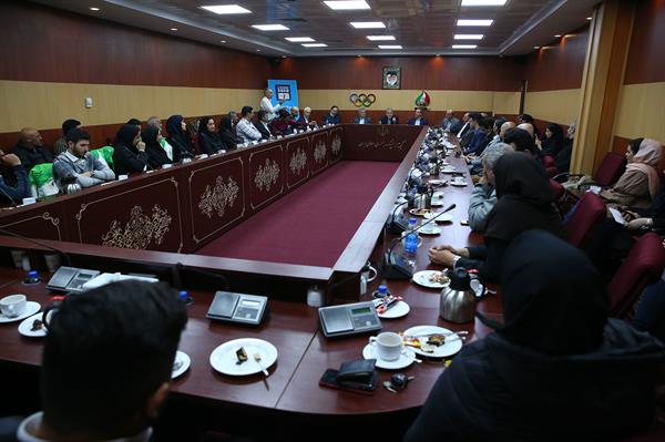 مراسم بدرقه کاروان ورزشی ایران به بازیهای المپیک زمستانی جوانان لوزان 5