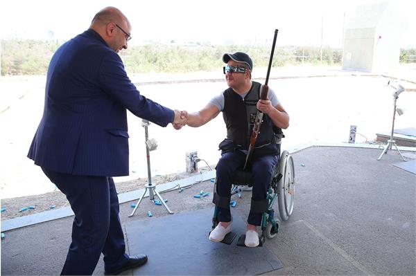 بازدید دبیرکل کمیته ملی المپیک از اردو تیراندازی 22