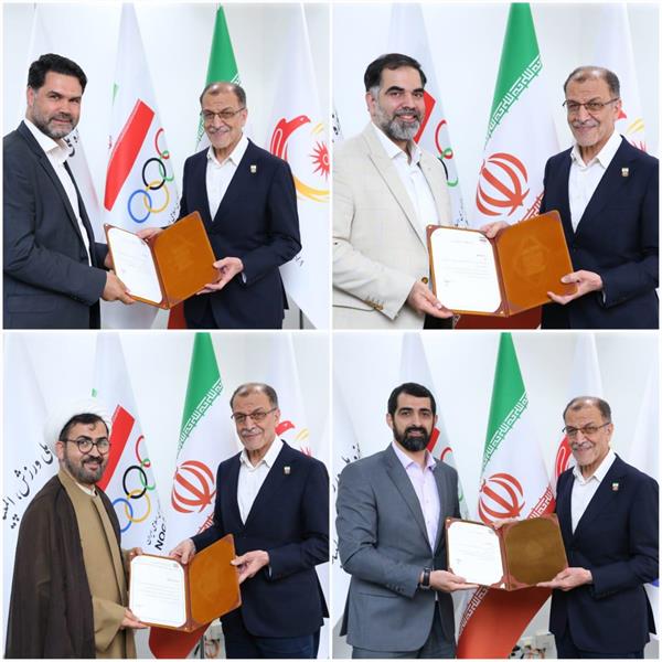 اعطای احکام اعضای دوره جدید کمیسیون فرهنگی کمیته ملی المپیک