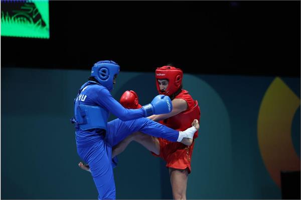 بازی های کشورهای اسلامی ریاض؛ صعود راحت شهربانو منصوریان به نیمه نهایی ووشو