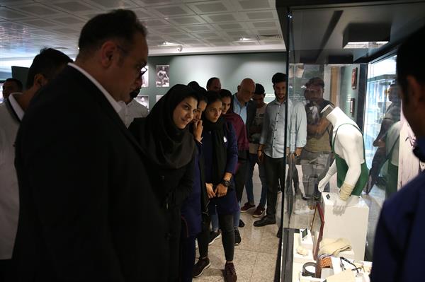 مراسم اهدا کاپ افتخارآفرینان ورزش راگبی و بازدید از موزه ملی ورزش،المپیک و پارالمپیک 27