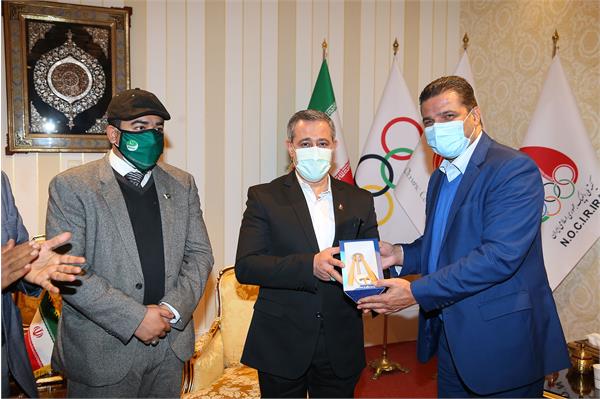 دیداردبیرکل کمیته ملی المپیک با رییس فدراسیون آسیایی بیسبال 16