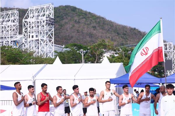 بازی های آسیایی ساحلی سانیا؛ پیروزی تیم ملی هندبال ایران مقابل فیلیپین