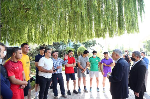 بازدید وزیر ورزش و جوانان از آکادمی ملی المپیک و افتتاح سالن فانکشنال 8