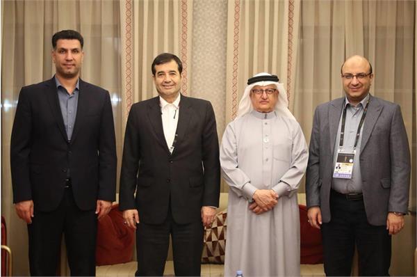 بازیهای آسیایی جوانان بحرین 2025، با استقبال دبیرکل و سرپرست کاروان ، وزیر ورزش و جوانان وارد منامه شد
