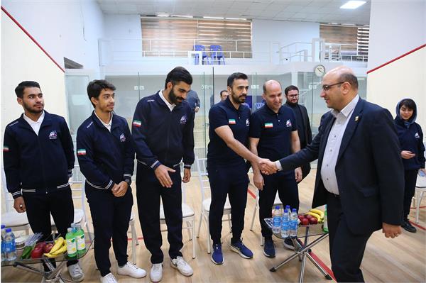 بازدید دبیرکل کمیته ملی المپیک از اردو اسکواش 29