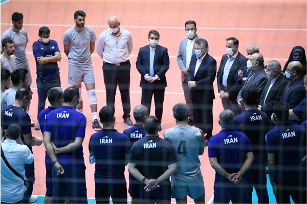 بازدید از اردو تیم ملی کشتی و والیبال 8