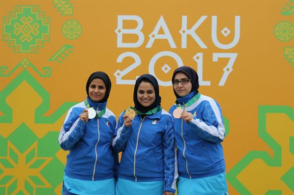 چهارمین دوره بازیهای همبستگی کشورهای اسلامی،تیراندازان طلا،نقره و برنز درو کردند