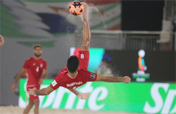 جام جهانی فوتبال ساحلی؛صعود شیرین تیم ملی فوتبال ایران به یک چهارم نهایی جام جهانی