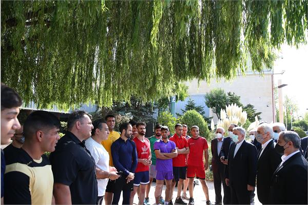 بازدید وزیر ورزش و جوانان از آکادمی ملی المپیک و افتتاح سالن فانکشنال 12