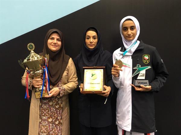 سومین دوره مسابقات قهرمانی نونهالان آسیا 2019 – اردن؛اعظم درستی بهترین مربی آسیا شد/ پونه جعفرصالحی فنی‌ترین بازیکن رقابت‌های آسیا