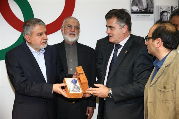 قدردانی رییس جهانی پدل از رییس کمیته ملی المپیک ایران