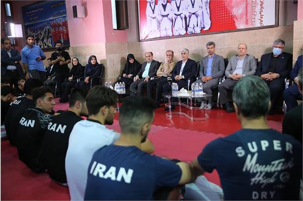 بازدید مسولان ورزش کشور از اردو تیم ملی تکواندو 9
