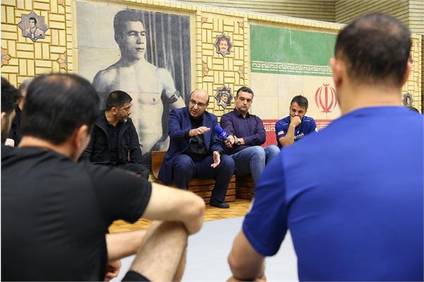 بازدید دبیرکل کمیته ملی المپیک از اردو کشتی آزاد و فرنگی- 8