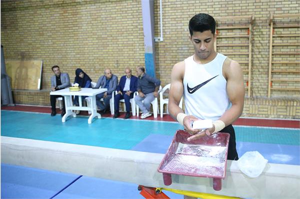 بازدید سرپرست کاروان المپیک پاریس از اردو سنگ نوردی، ژیمناستیک و شمشیربازی 7