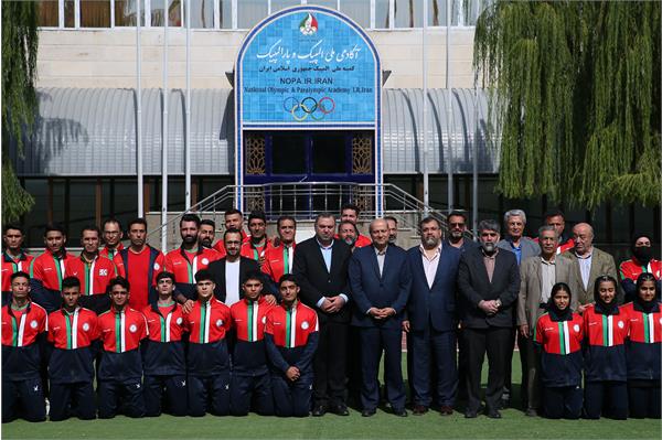 مراسم بدرقه کاروان ورزشی کاراته اعزامی به بازی های جهانی 26
