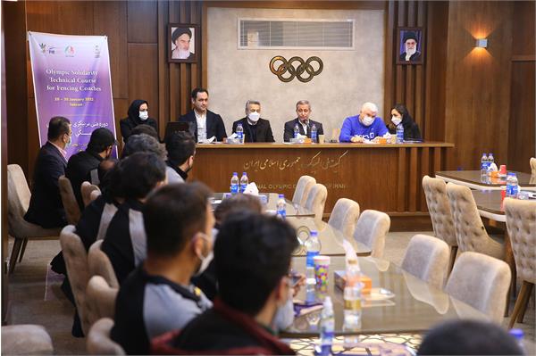 مراسم افتتاح دوره شمشیربازی المپیک سولیداریتی 12
