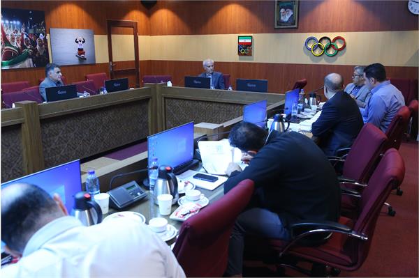 جلسات کادر سرپرستی بازی های آسیایی داخل سالن با فدراسیون ها. 9