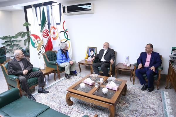 دیدار دبیرکل کمیته ملی المپیک با رییس آموزش فدراسیون جهانی تیروکمان 1