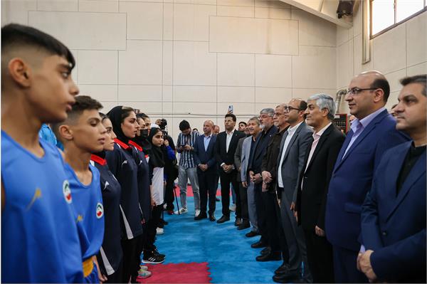 بازدید وزیر ورزش و جوانان و مسولان کمیته ملی المپیک  از اردو تیم ملی ووشو 31