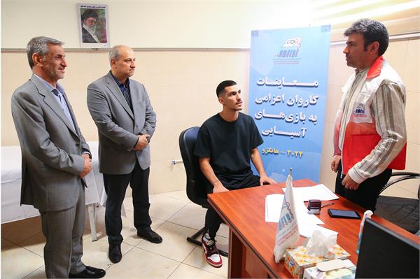 بازدید دبیرکل کمیته ملی المپیک از معاینات پزشکی کاروان اعزامی به بازی های آسیایی هانگژو 8