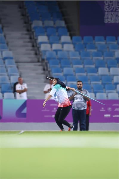 بازی‌های کشورهای اسلامی ریاض;نجفی در پرتاب نیزه چهارم شد