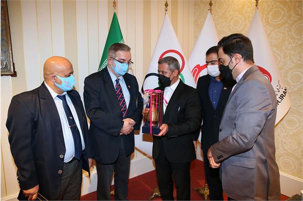 دیدار دبیرکل کمیته ملی المپیک با رییس فدراسیون جهانی پرورش اندام 11