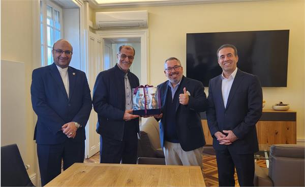 Iran NOC Leaders Meet FIVB President in Lausanne