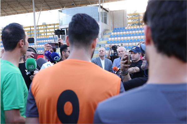 بازدید دبیرکل کمیته ملی المپیک از اردو تیم ملی فوتبال 12