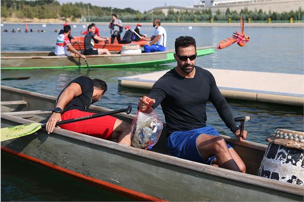 مراسم پاکسازی دریاچه آزادی 1