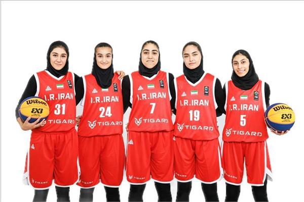 مقام سوم تیم ملی بسکتبال 3x3 بانوان در روز نخست لیگ ملت‌های آسیا