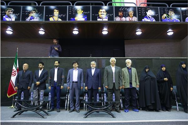 مراسم افتتاحیه خانه کشتی شهید ابراهیم هادی 7