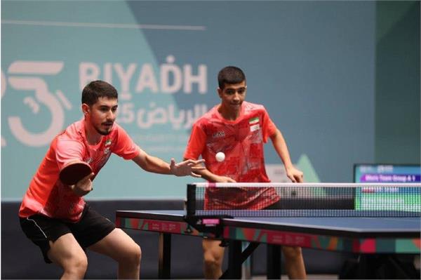 بازی های کشورهای اسلامی ریاض؛ اولین برد تیم ملی تنیس روی میز مردان ایران مقابل مالدیو