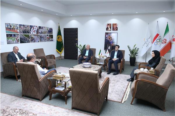 دیدار رییس سازمان امور دانشجویی و معاون وزیر علوم با رییس کمیته ملی المپیک؛خسروی وفا:دانشگاه ها نقش مهمی در توسعه ورزش دارند