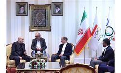 دیدار ریاست کمیته ملی المپیک با نایب رییس فدراسیون جهانی کشتی 12