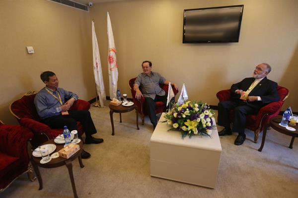 شصت و ششمین نشست شورای المپیک آسیا-تهران؛دیدار شاهرخ شهنازی با رئیس و دبیر کل کمیته المپیک ویتنام