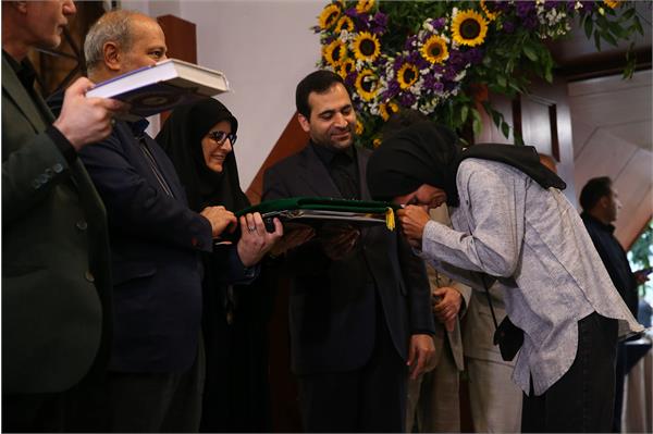 مراسم بدرقه کاروان ورزشی اعزامی به بازی های المپیک پاریس و امضا تفاهم نامه ورزشی با آستان قدس رضوی 52