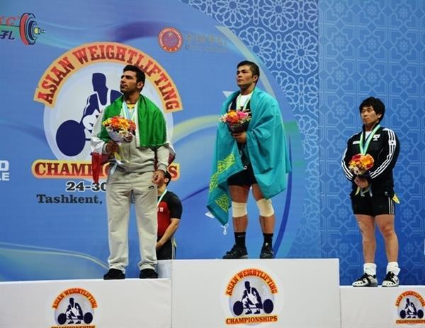 رقابتهای دسته 94 کیلوگرم قهرمانی آسیا در تاشکند ؛هاشمی نقره گرفت