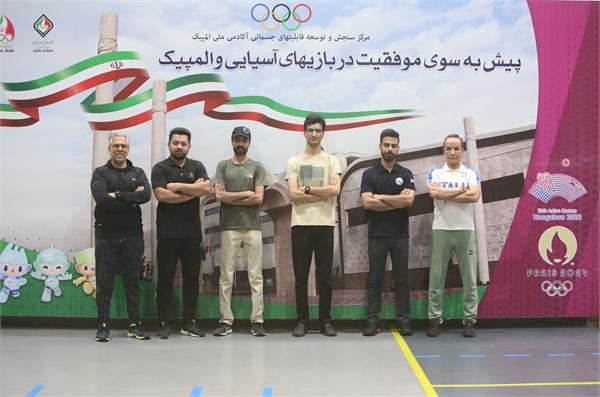 تیراندازان اسلحه تفنگ و تپانچه در آزمون های آمادگی جسمانی آکادمی ملی المپیک