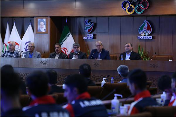 مراسم بدرقه کاروان ورزشی کاراته اعزامی به بازی های جهانی 19