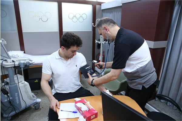 بازدید سرپرست کاروان المپیک پاریس از اردو سنگ نوردی، ژیمناستیک و شمشیربازی 14