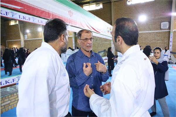 بازدید وزیر ورزش و جوانان و مسولان کمیته ملی المپیک  از اردو تیم ملی کاراته 2