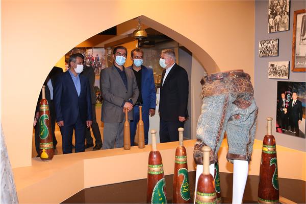 بازدید رییس کمیسیون ورزش مجلس شورای اسلامی از موزه ملی ورزش،المپیک و پارالمپیک 13