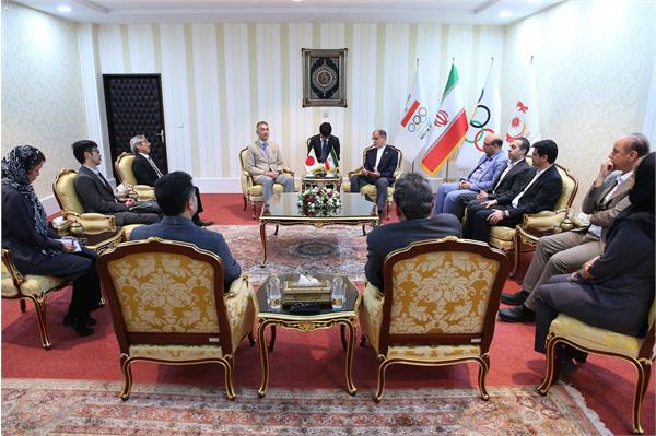 دیدار ریاست کمیته ملی المپیک با سفیر ژاپن در ایران 8