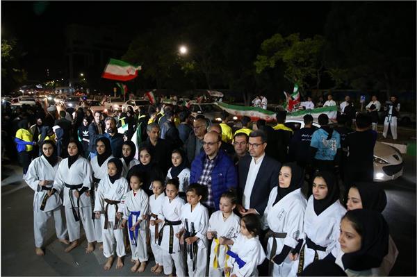 پیش از اعزام به بازیهای آسیایی ساحلی سانیا؛حضور دکتر علی نژاد در موکب اداره کل ورزش و جوانان خراسان رضوی