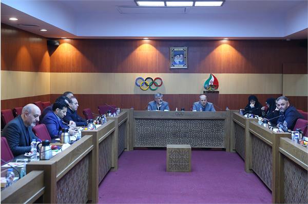 جلسات کادر سرپرستی بازی های آسیایی هانگژو با فدراسیون ها - آذر و دی ماه 38