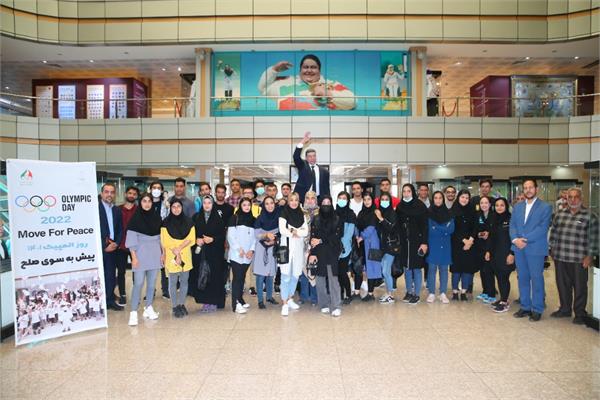 به مناسبت رویداد روز المپیک، بازدید دانشجویان تربیت بدنی از موزه ملی ورزش المپیک و پارالمپیک