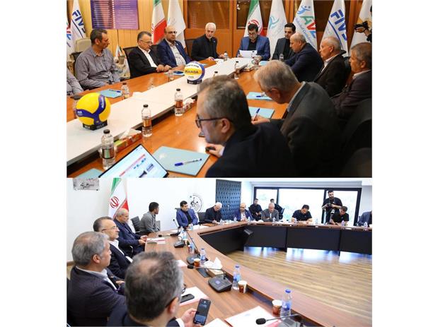 حضور دکتر علی نژاد در نشست های تخصصی فدراسیون های والیبال و کشتی و بازدید از اردو و امکانات این دو فدراسیون